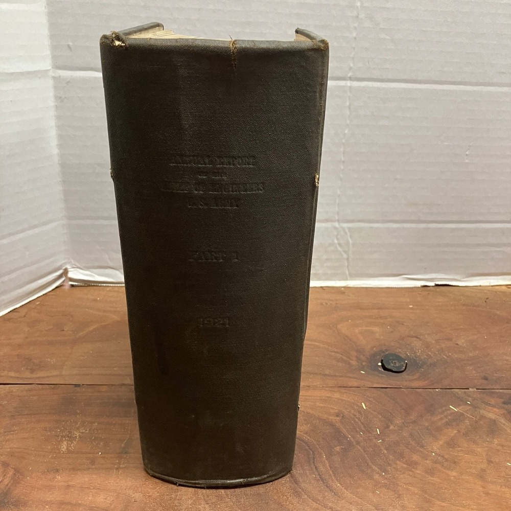 Report of Chief of Engineers US Army 1921 Part I Government Printing Office